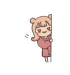 パジャマの可愛いおんなのこ。（個別スタンプ：2）