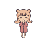 パジャマの可愛いおんなのこ。（個別スタンプ：4）