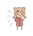 パジャマの可愛いおんなのこ。（個別スタンプ：5）
