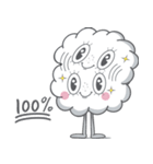 [英語] 雲さんスタンプ 40コセット（個別スタンプ：9）