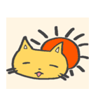 ねむいねこ 文字なし（個別スタンプ：1）