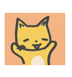 ねむいねこ 文字なし（個別スタンプ：2）