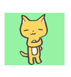 ねむいねこ 文字なし（個別スタンプ：3）