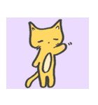 ねむいねこ 文字なし（個別スタンプ：4）