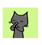 ねむいねこ 文字なし（個別スタンプ：18）