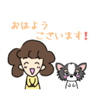 お母さんと犬たち（個別スタンプ：5）