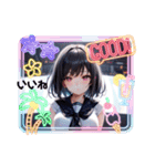 Lana girl's 涼川リコ stamp（個別スタンプ：5）