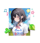 Lana girl's 涼川リコ stamp（個別スタンプ：6）