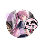 Lana girl's 白雪ラナ stamp（個別スタンプ：2）
