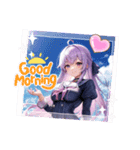 Lana girl's 白雪ラナ stamp（個別スタンプ：8）