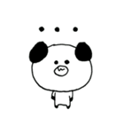 ぱんだっぽいどうぶつ 手書き（挨拶）（個別スタンプ：7）