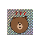疲労困憊スタンプ BROWN ＆ FRIENDS（個別スタンプ：5）