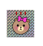 疲労困憊スタンプ BROWN ＆ FRIENDS（個別スタンプ：6）