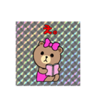 疲労困憊スタンプ BROWN ＆ FRIENDS（個別スタンプ：16）