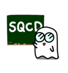めがねのおばけ、SEになる（個別スタンプ：6）