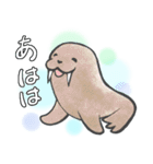 ふんわり海の生き物たち(タメ語)（個別スタンプ：38）