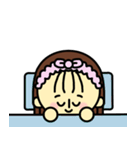 ボブヘアーの女の子♡スタンプ（個別スタンプ：27）