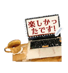 気持ち上がる↑励まし•あいさつメッセージ（個別スタンプ：10）