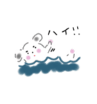白イヌちゃん（個別スタンプ：3）