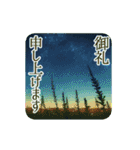 大人のための丁寧な挨拶（夏ver）（個別スタンプ：8）