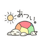 にじいろかめちゃんスタンプ（個別スタンプ：35）