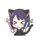 猫のニアの一日（個別スタンプ：1）