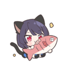 猫のニアの一日（個別スタンプ：4）