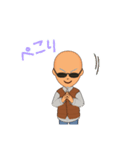 ハゲキャラ（個別スタンプ：7）