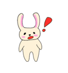 のほほんべにほっぺうさぎ2（個別スタンプ：1）