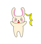 のほほんべにほっぺうさぎ2（個別スタンプ：2）