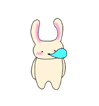 のほほんべにほっぺうさぎ2（個別スタンプ：10）