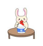 のほほんべにほっぺうさぎ2（個別スタンプ：40）