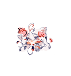 ～ゆるねこ少女～(リメイク)（個別スタンプ：3）
