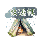 柴犬のキャンプライフ（個別スタンプ：2）