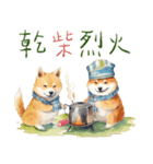 柴犬のキャンプライフ（個別スタンプ：36）