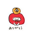 えへへなだるまちゃん2【修正版】（個別スタンプ：15）