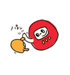えへへなだるまちゃん2【修正版】（個別スタンプ：26）