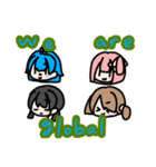 The Global Girls！（個別スタンプ：32）