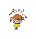 ハッピーなくるくる娘（個別スタンプ：14）