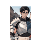 JPN RPG 筋肉騎士少年（個別スタンプ：3）