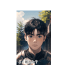 JPN RPG 筋肉騎士少年（個別スタンプ：39）