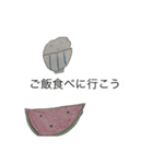 とてもかわいい手書き色鉛筆イラスト（個別スタンプ：2）