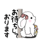 白いうさぎ 8『敬語』（個別スタンプ：38）