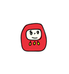 えへへなだるまちゃん4（個別スタンプ：33）