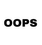 英語感情剥き出し（個別スタンプ：10）