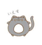 顔に出ないまるまる動物（個別スタンプ：2）