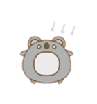 顔に出ないまるまる動物（個別スタンプ：10）