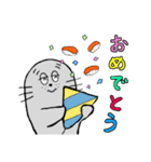 さーもんあざらし日常（個別スタンプ：9）