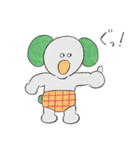 毎日使える♡ゆるくてかわいい仲間たち（個別スタンプ：3）