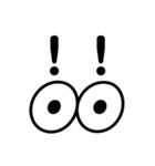 おめめで会話（個別スタンプ：1）